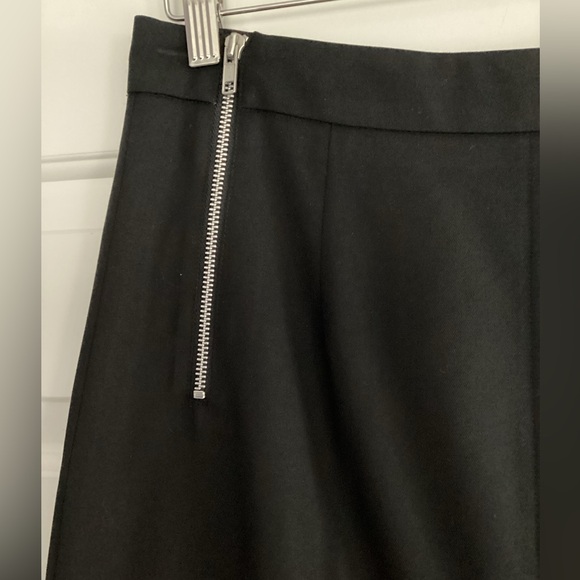 L.A.M.B. Fall2007 Black Front Pockets Straight Pencil Wool Skirt 12 - Picture 2 of 15